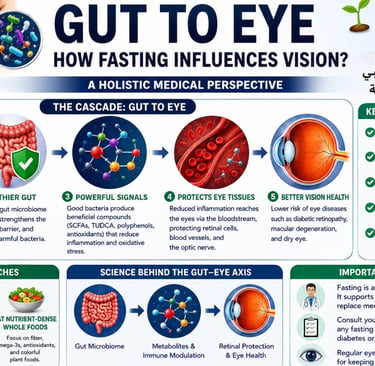 👁️Cascade Effect:Gut to Eye Fasting Influence Vision?🦠