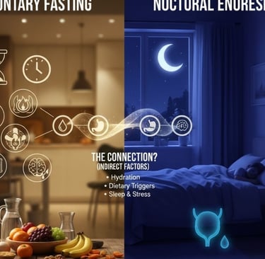 🌙🧠Explore how voluntary fasting may influence bedwetting (nocturnal enuresis) through hormonal bal