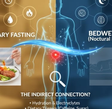 🌙🧠Explore how voluntary fasting may influence bedwetting (nocturnal enuresis) through hormonal bal