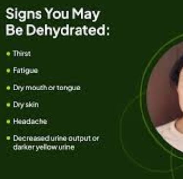 Diarrhea can result in dehydration