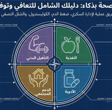 🌙السكري ارتفاع ضغط الدم الكوليسترول و الشلل النصفي:الصيام