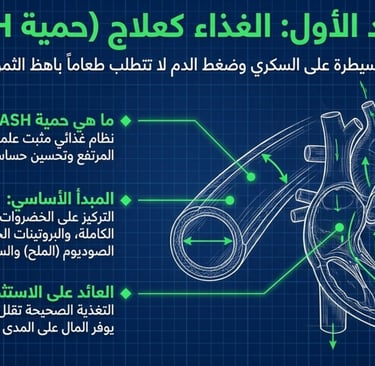 🌙السكري ارتفاع ضغط الدم الكوليسترول و الشلل النصفي:الصيام