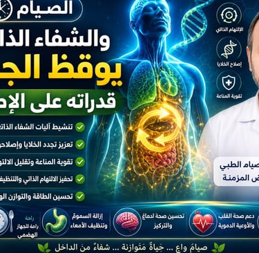 🌙الصيام والشفاء الذاتي:يوقظ الجسم قدراته على الإصلاح؟