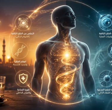 🌙الصيام والشفاء الذاتي:يوقظ الجسم قدراته على الإصلاح؟