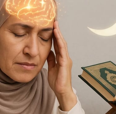 🧠🌙📖 اكتشف لماذا يُصيب الزهايمر النساء أكثر، وكيف يُمكن للصيام والقرآن حماية الذاكرة وصحة الدماغ م