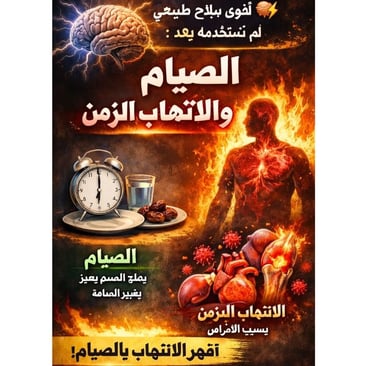 اكتشف كيف يساعد الصيام المتقطع في تقليل الالتهاب المزمن، خفض مقاومة الإنسولين، وتنشيط الالتهام الذات