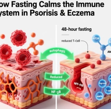 🧬 How Fasting Calms the Immune System in Psoriasis and Eczema