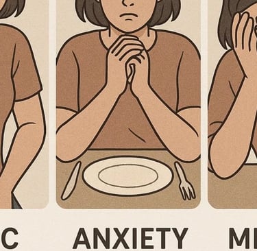 🧠 Panic Attack vs Anxiety Attack vs Mental Breakdown 🍽️🕊️