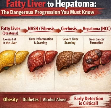 🏥 Fatty Liver to Hepatoma The Dangerous Progression You Must Know (3)