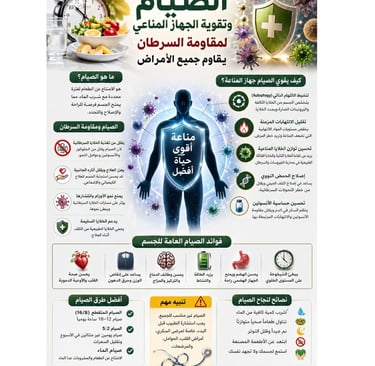🔥الصيام وتقوية الجهاز المناعي لمقاومة السرطان  يقاوم جميع الامراض (3)