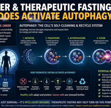 🎗️🌙Cancer&Therapeutic Fasting:Does Activate Autophagy?♻️