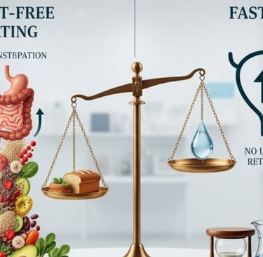 Meat-Free Eating and Fasting  no constipation no urinary retention  