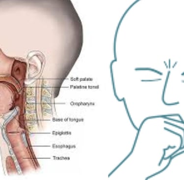 Mucus running from the nose to the throat bad experience