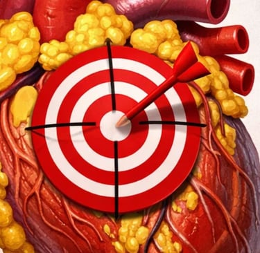 الدهون التي لا تراها… لكنها تدمّر قلبك ببطء 🎯