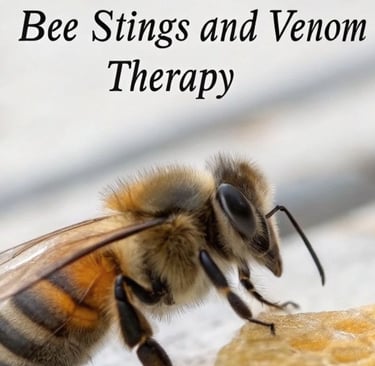 اكتشف أسرار العلاج بسم النحل 🐝! كيف يمكن للسعة صغيرة أن تحقق فوائد كبيرة لصحتك؟ تعرف على العلم وراء