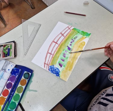 Claude Monet inspired work grote meesters