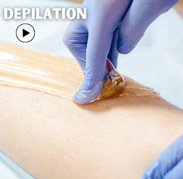 depilation with sugaring