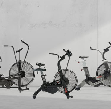 Assault Fitness AssaultBike range Classic Pro X and Elite air bikes UAE by FLYWHEEL ME Dubai