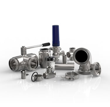 CSF Inox Fittings - Made in Italy - Hygienic Pump Components - Distributed by MA Jinnah Trading LLC Middle East