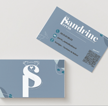 carte de visite éducatrice canin