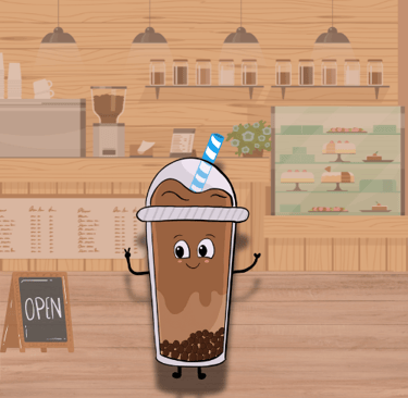 illustration bubble tea