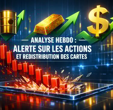 Analyse hebdomadaire Alerte sur les actions et redistribution des cartes