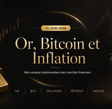 analyse hebdo - bitcoin, or et inflation
