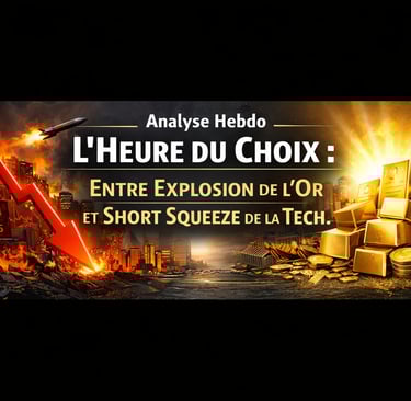 Analyse Hebdo L’Heure du Choix : Entre Explosion de l’Or et Short Squeeze de la Tech.