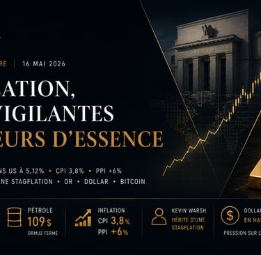 Stagflation, bond vigilantes et vapeurs d'essence : mon analyse du 16 mai 2026