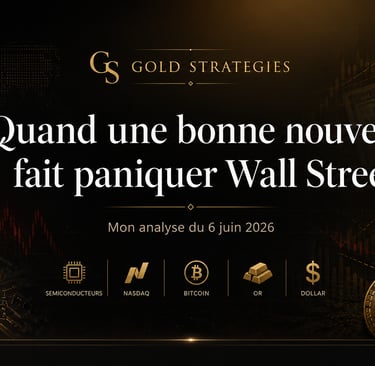 Samedi 6 juin 2026 Analyse Hebdo — 6 juin 2026 Quand une bonne nouvelle fait paniquer Wall Street