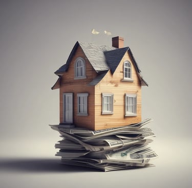 a close up of a typewriter with a paper that reads investments