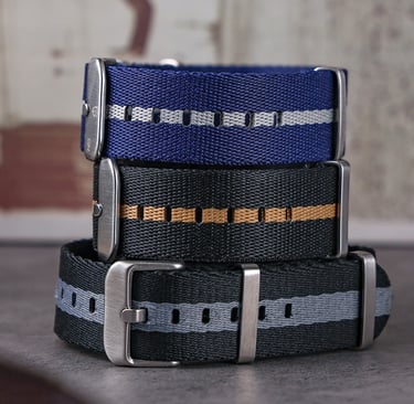 Seat belt nylon watch strap