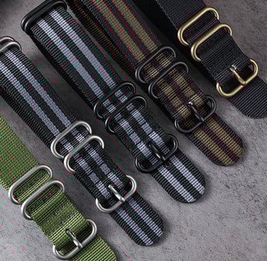 Classic Zulu watch band strap