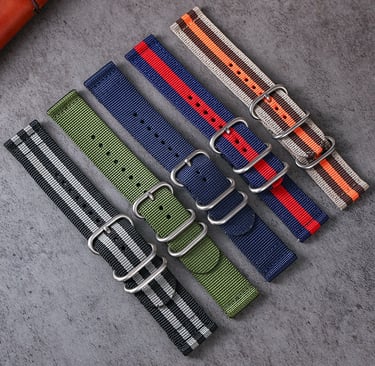 2 PCS Zulu Watch strap