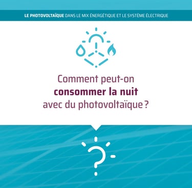 comment peut on consommer la nuit avec du photovoltaïque?