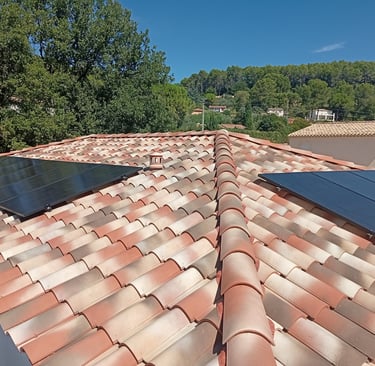 Panneaux Voltec Solar made in France installés à Lorgues, alliance de la qualité française et du savoir-faire local