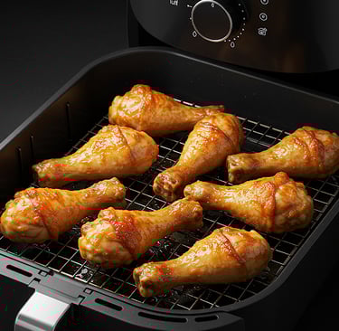 pollo con friggitrice ad aria