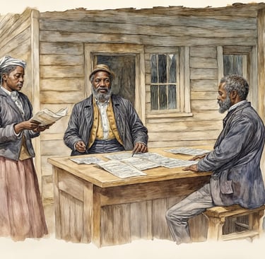 The Freedmen's Bureau provided assistance