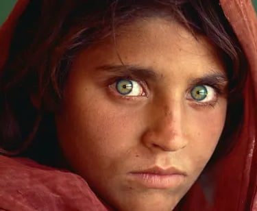 The Young Afghan Girl by Steve McCurry