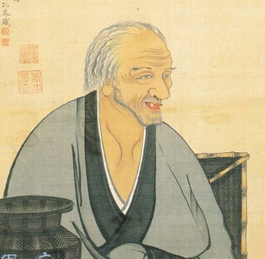 Portrait de Baisaô par Ito Jakuchu