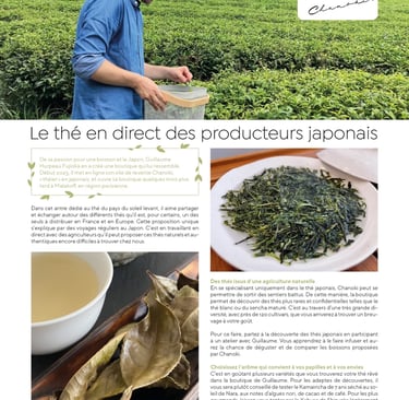 Article sur Chanoki dans le magazine Maison actuelle n°90