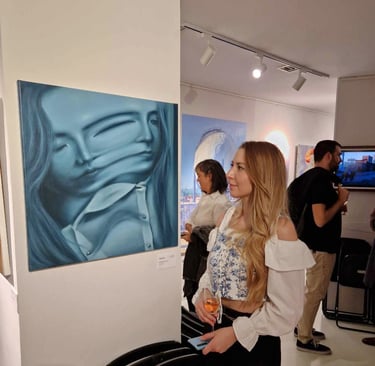 Anita Papp in Barcelona, Toolip Art Contest, 2023