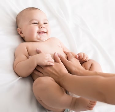 atelier massage bébé chez la sage femme