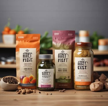 sliced banana and red apple fruits on blue surface