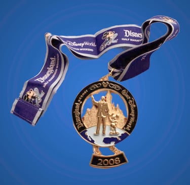 2008 runDisney Coast to Coast Challenge medal