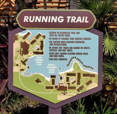 Disney's Polynesian Resort Running Trail