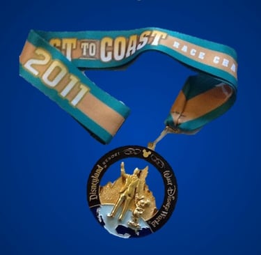 2011 runDisney Coast to Coast Challenge medal
