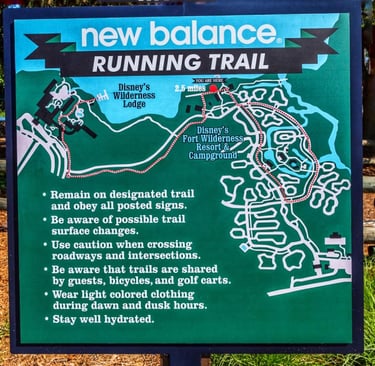 Disney's Wilderness Lodge and Fort Wilderness Running Trail