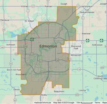 Manipulated city by the Government of Alberta