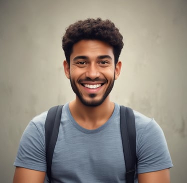 woman wearing black crew-neck shirt